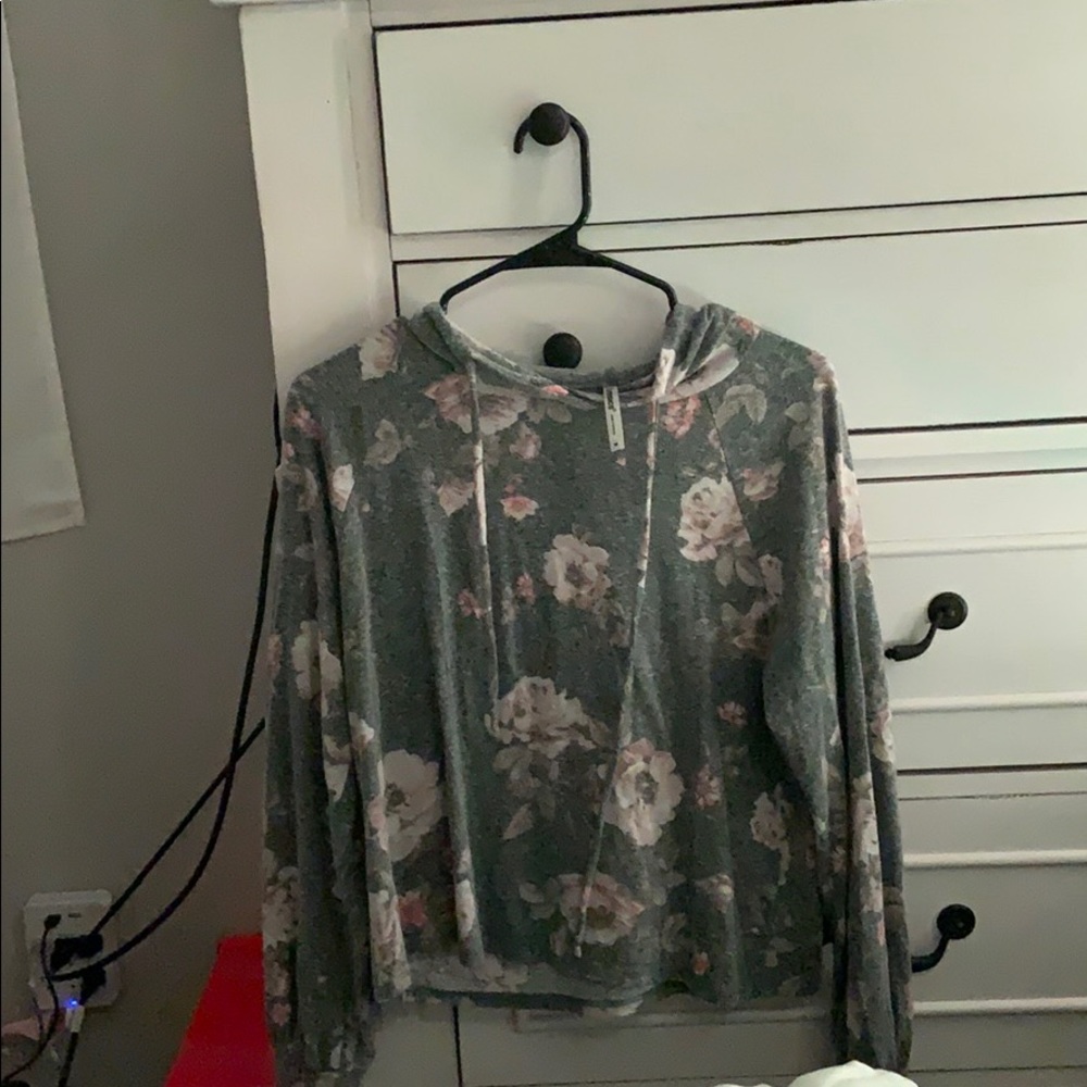 flower long sleeve shirt